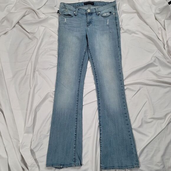 Rock and Republic Jeans Y2K Style Blue Ripped - Picture 2 of 8
